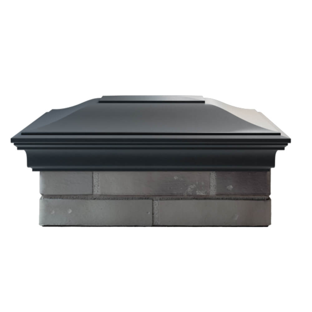 Колпак Zking Монблан Серый на столб 2х1.5 кирпича (515х385мм) в России фото