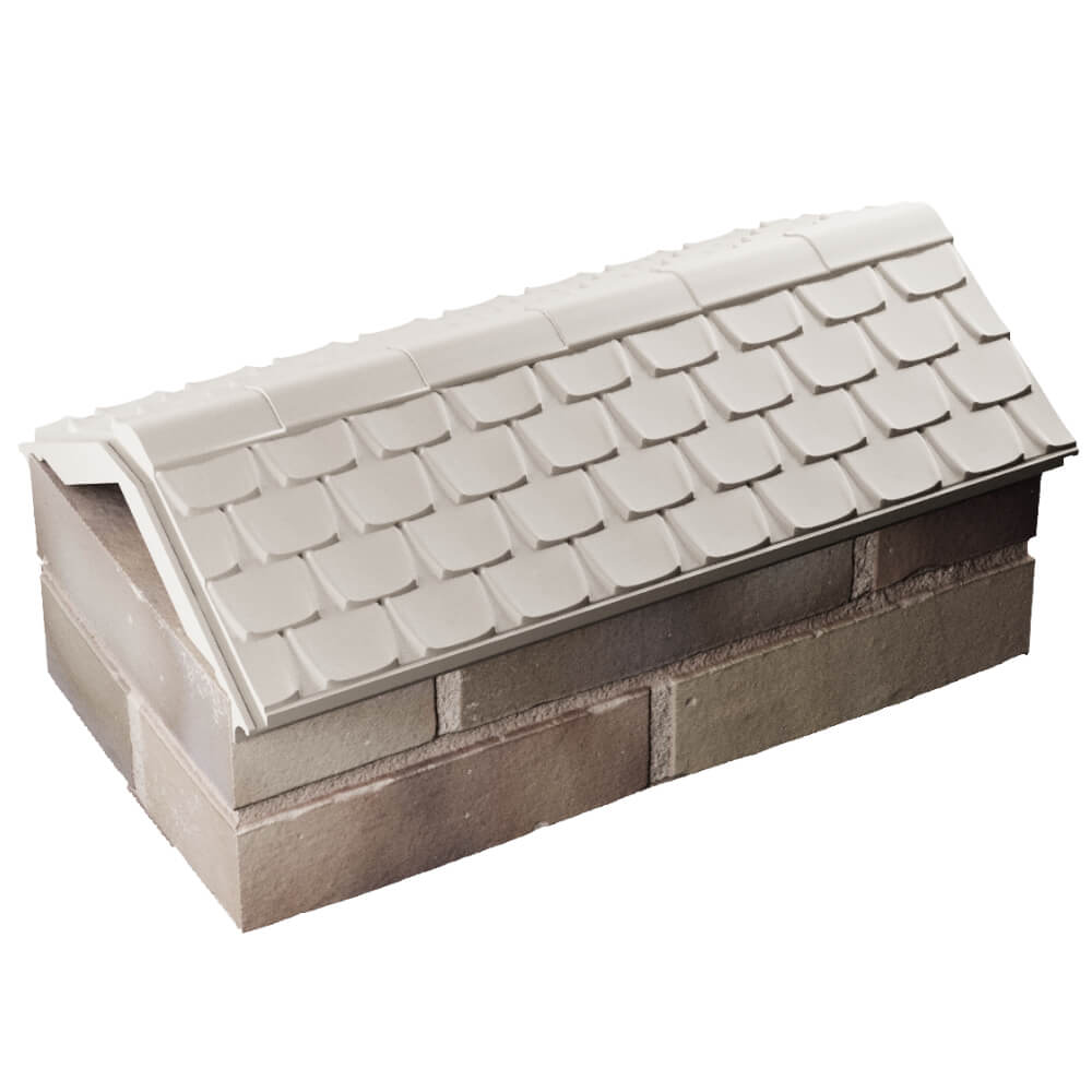 Парапет Zking Эльбрус Бежевый с посадкой на 1 кирпич (255мм) в России фото