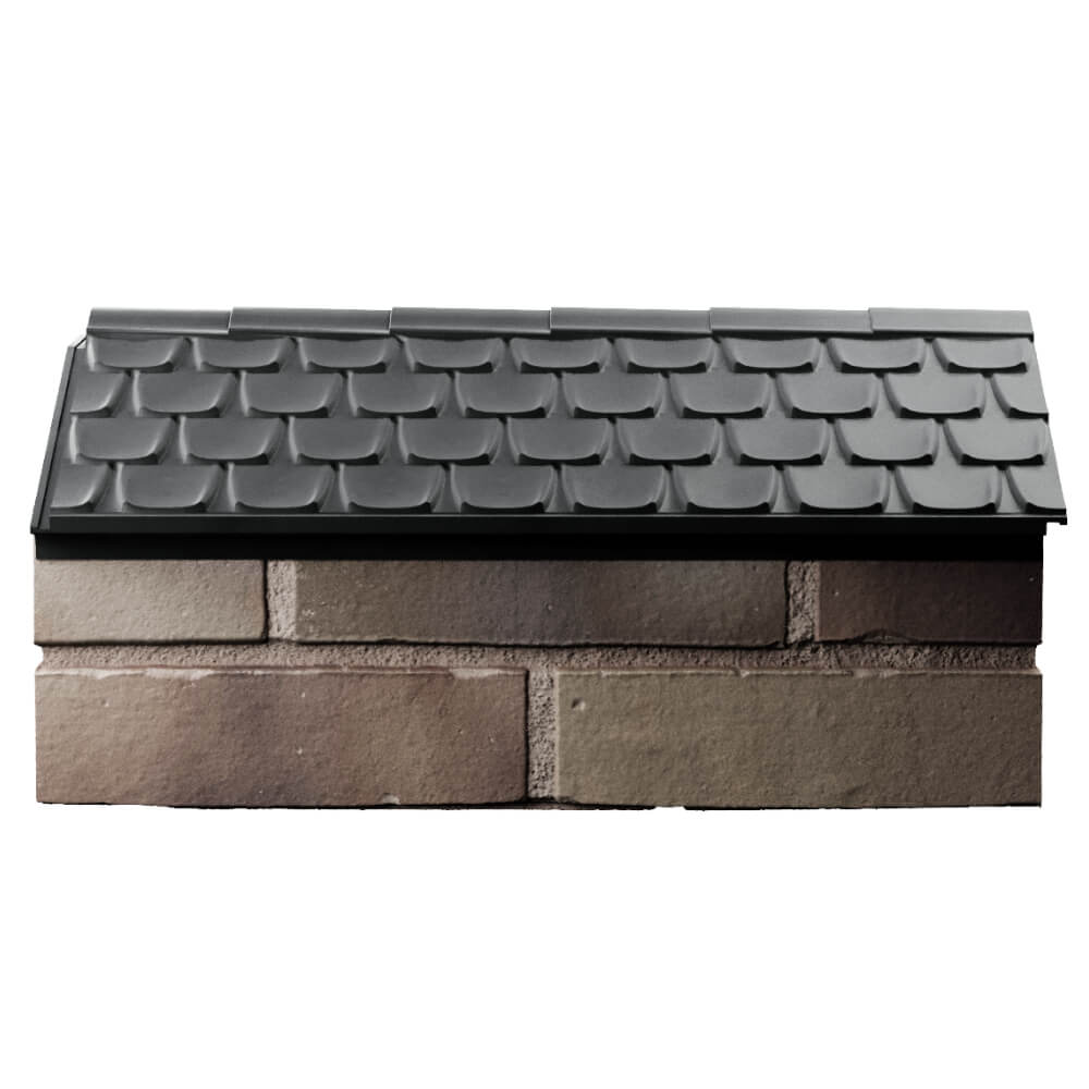 Парапет Zking Эльбрус Серый с посадкой на 1 кирпич (255мм) в России фото