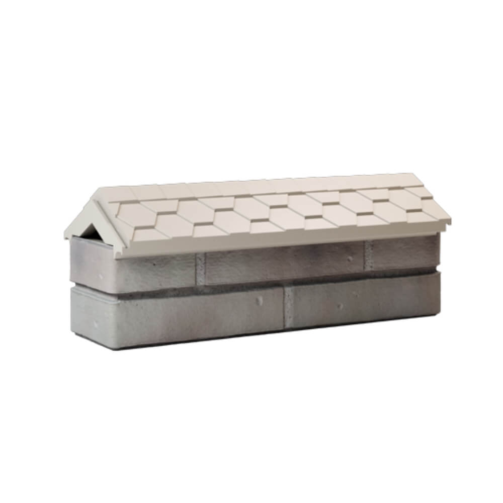 Парапет Zking Эверест Бежевый с посадкой на 0.5 кирпича (130мм) Россия фото