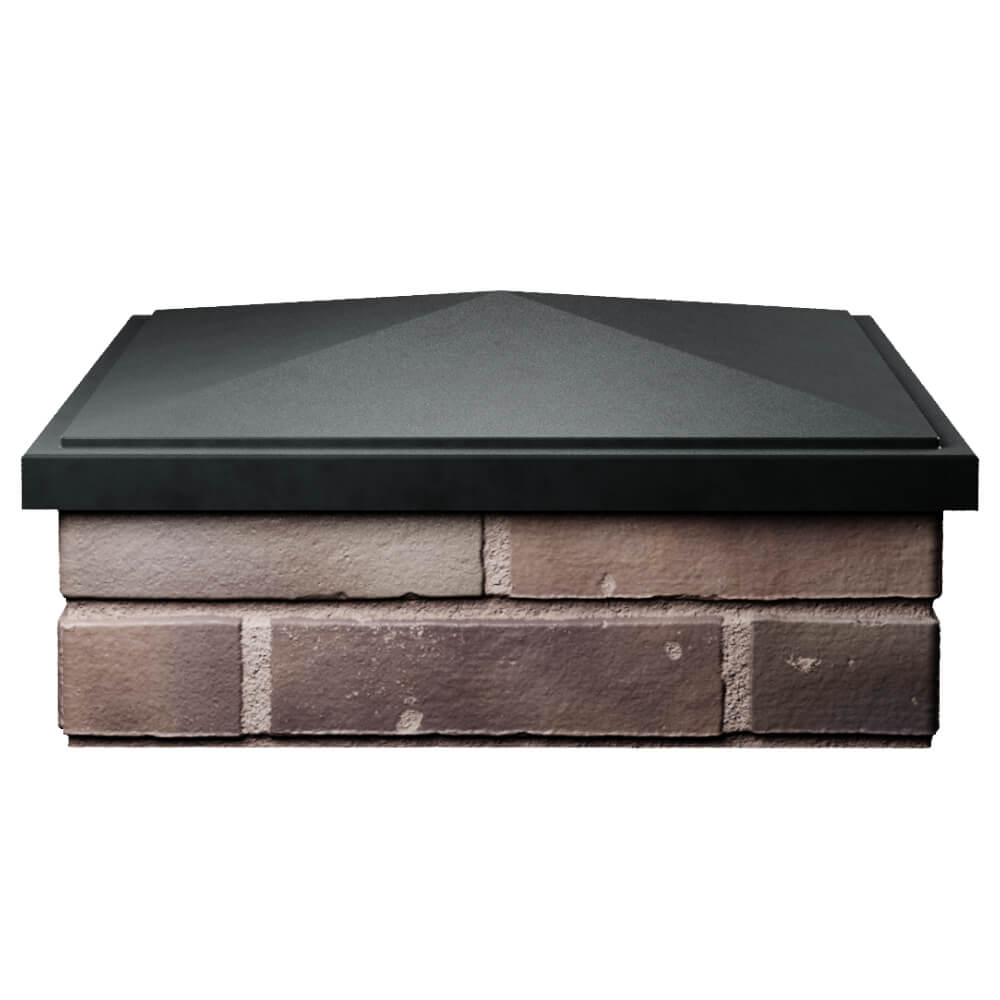 Колпак Zking БонаМоно Черный на столб 2х2 кирпича (515х515, 530х530мм) Россия фото