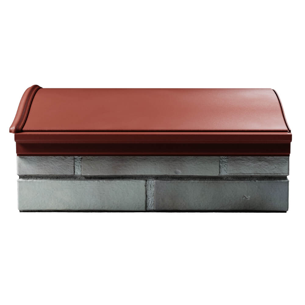 Парапет Zking Монблан Красный посадка на 1.5 кирпича (355/385мм) в России фото