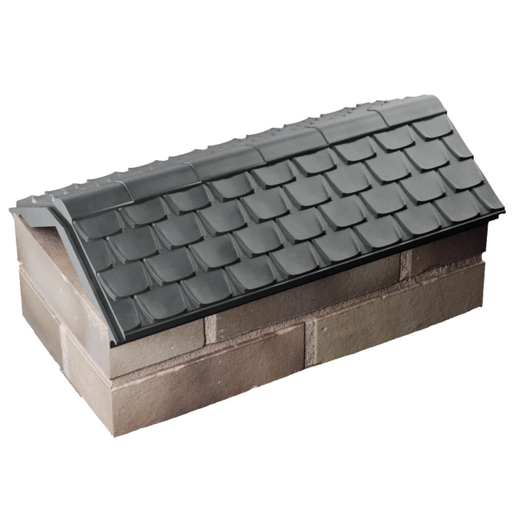 Парапет Zking Эльбрус Серый с посадкой на 1 кирпич (255мм) в России фото