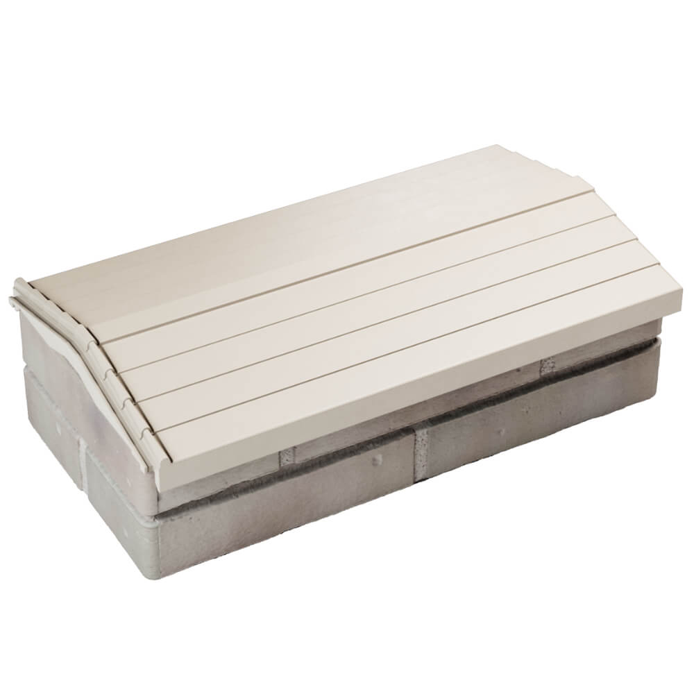 Парапет Zking Бона ХайТек Бежевый с посадкой на 1 кирпич (200/225/255мм) в России фото