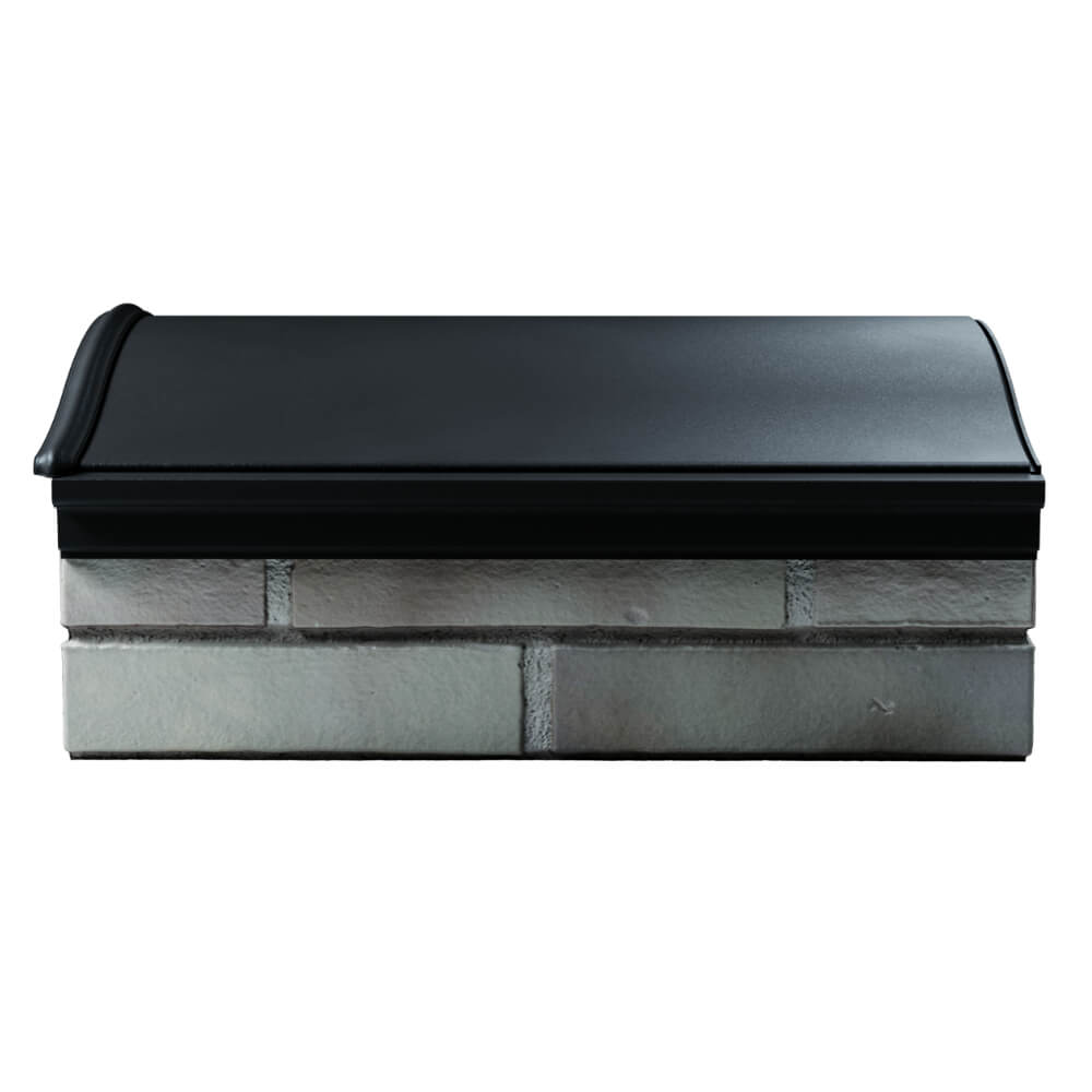 Парапет Zking Монблан Черный посадка на 1.5 кирпича (355/385мм) в России фото