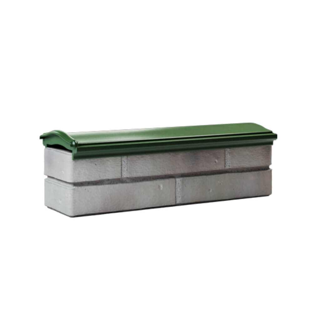 Парапет Zking Монблан Зеленый посадка на 0.5 кирпича (130мм) Россия фото