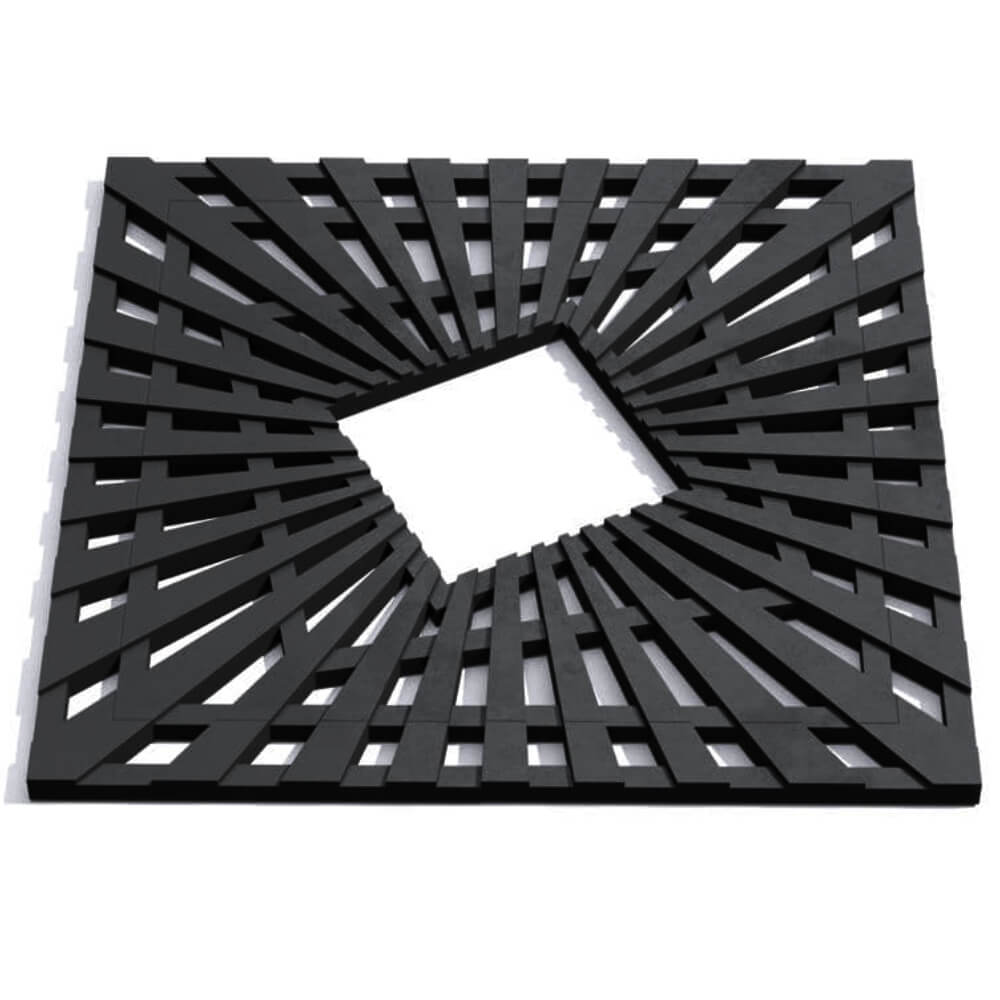 Приствольная решетка для дерева ZKING ATMOSPHERE 1.2х1.2м Черная Россия фото