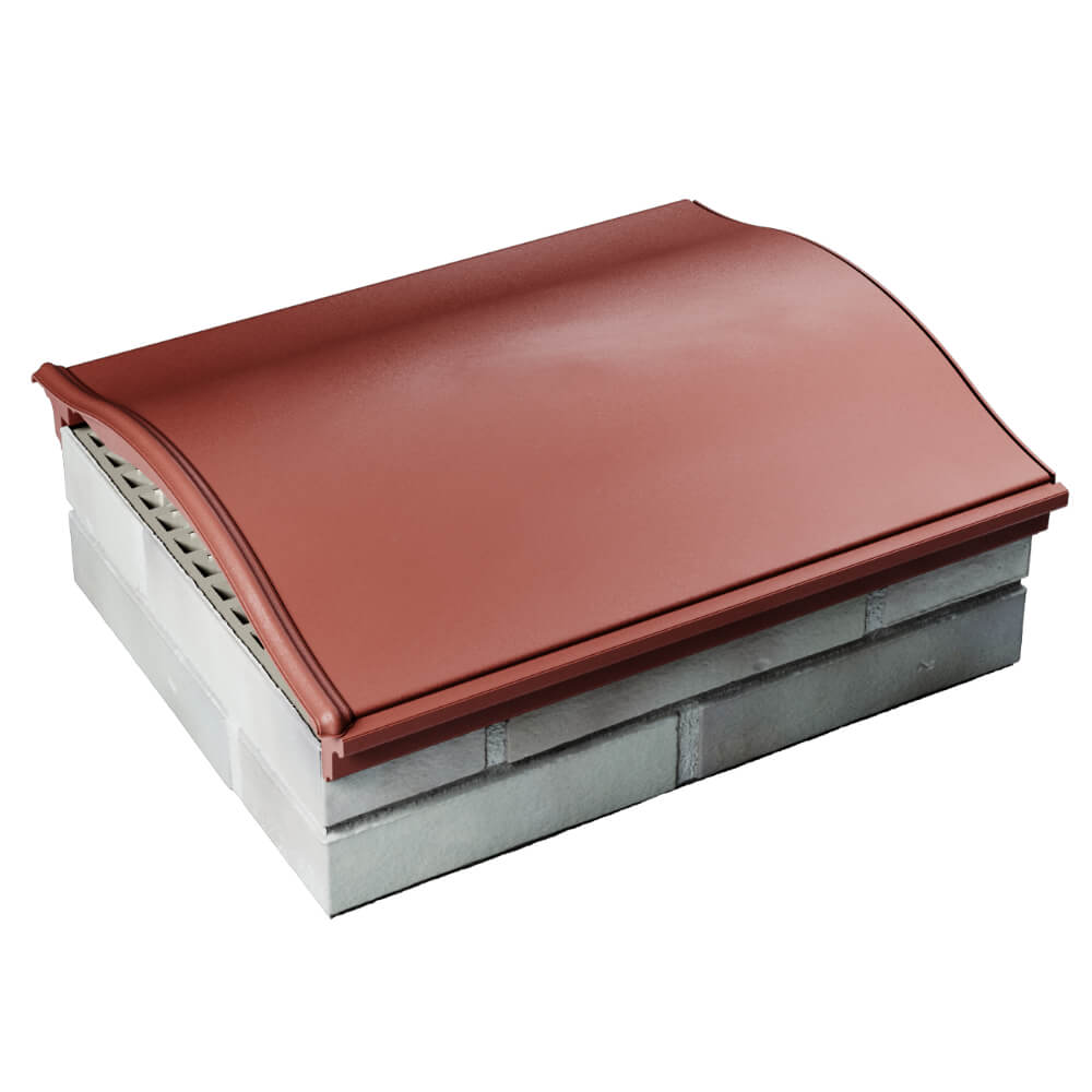 Парапет Zking Монблан Красный посадка на 1.5 кирпича (355/385мм) в России фото