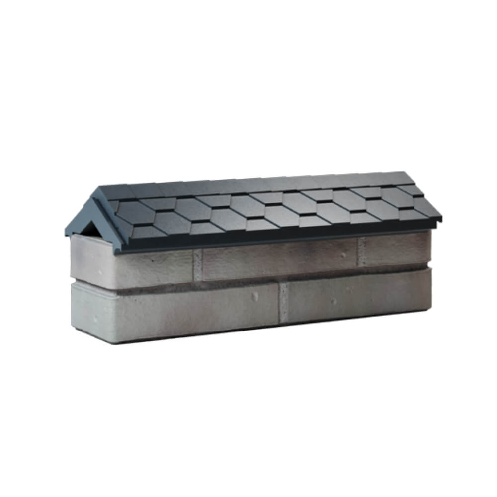 Парапет Zking Эверест Серый с посадкой на 0.5 кирпича (130мм) Россия фото