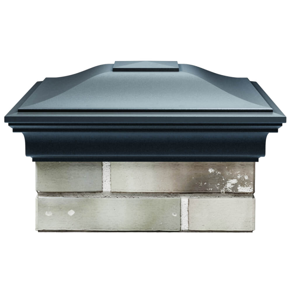 Колпак Zking Монблан Серый на столб 1.5х1.5 кирпича (385х385мм) Россия фото