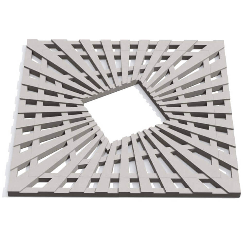 Приствольная решетка для дерева ZKING ATMOSPHERE 1.2х1.2м Бежевая Россия фото