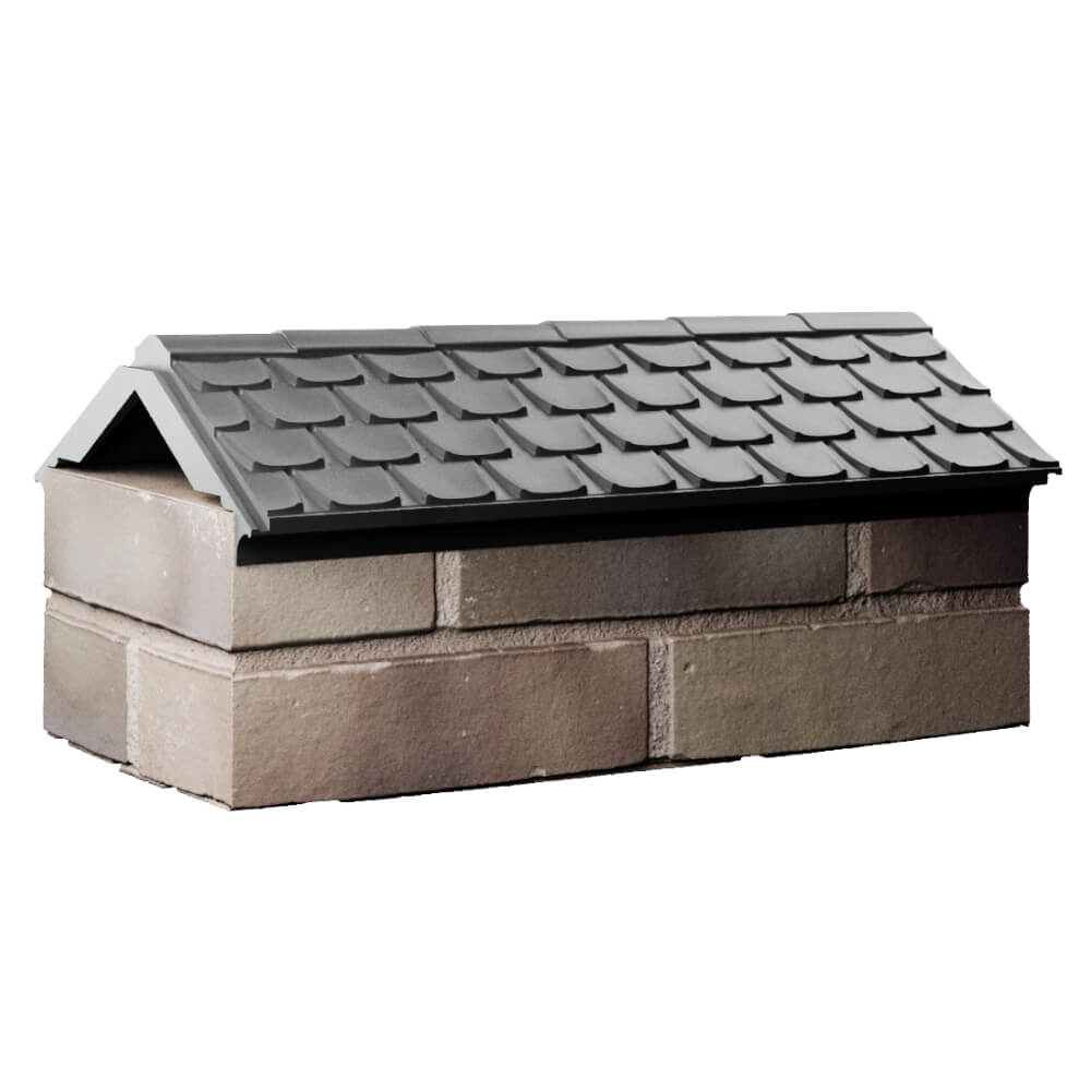 Парапет Zking Эльбрус Серый с посадкой на 1 кирпич (255мм) Россия фото