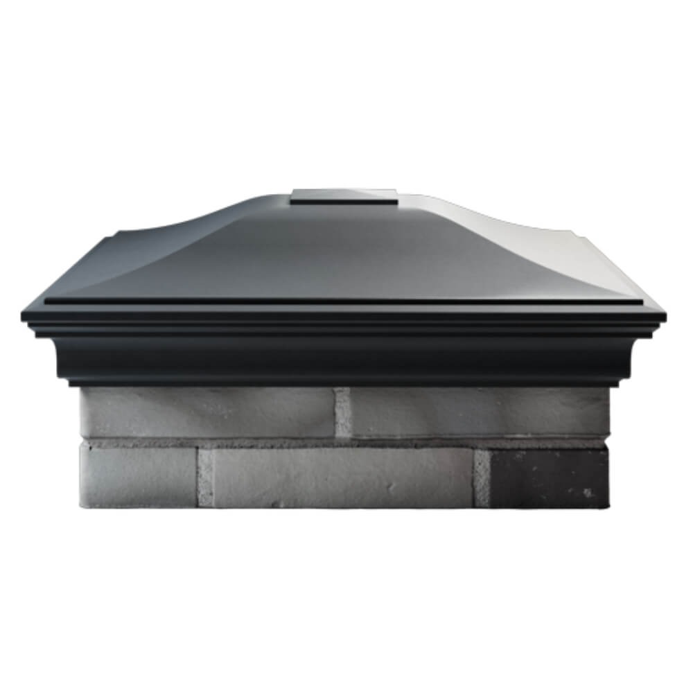 Колпак Zking Монблан Серый на столб 2х2 кирпича (515х515мм) в России фото