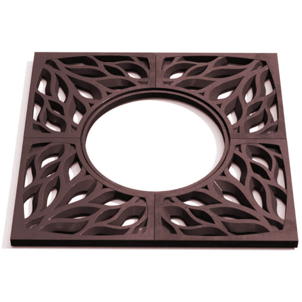 Приствольная решетка для дерева ZKING CRUST 1.2х1.2м Коричневая Россия фото