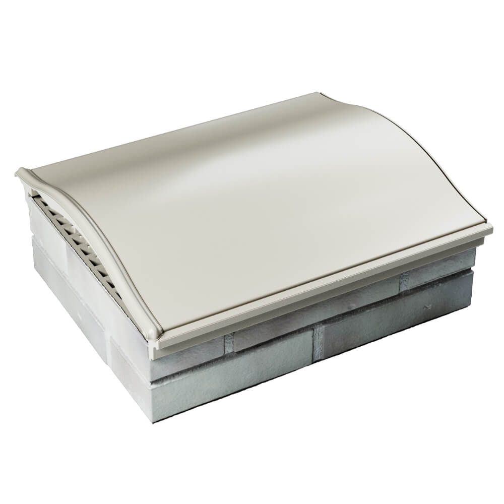 Парапет Zking Монблан Бежевый посадка на 1.5 кирпича (355/385мм) в России фото