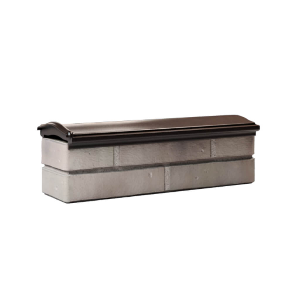 Парапет Zking Монблан Коричневый посадка на 0.5 кирпича (130мм) Россия фото