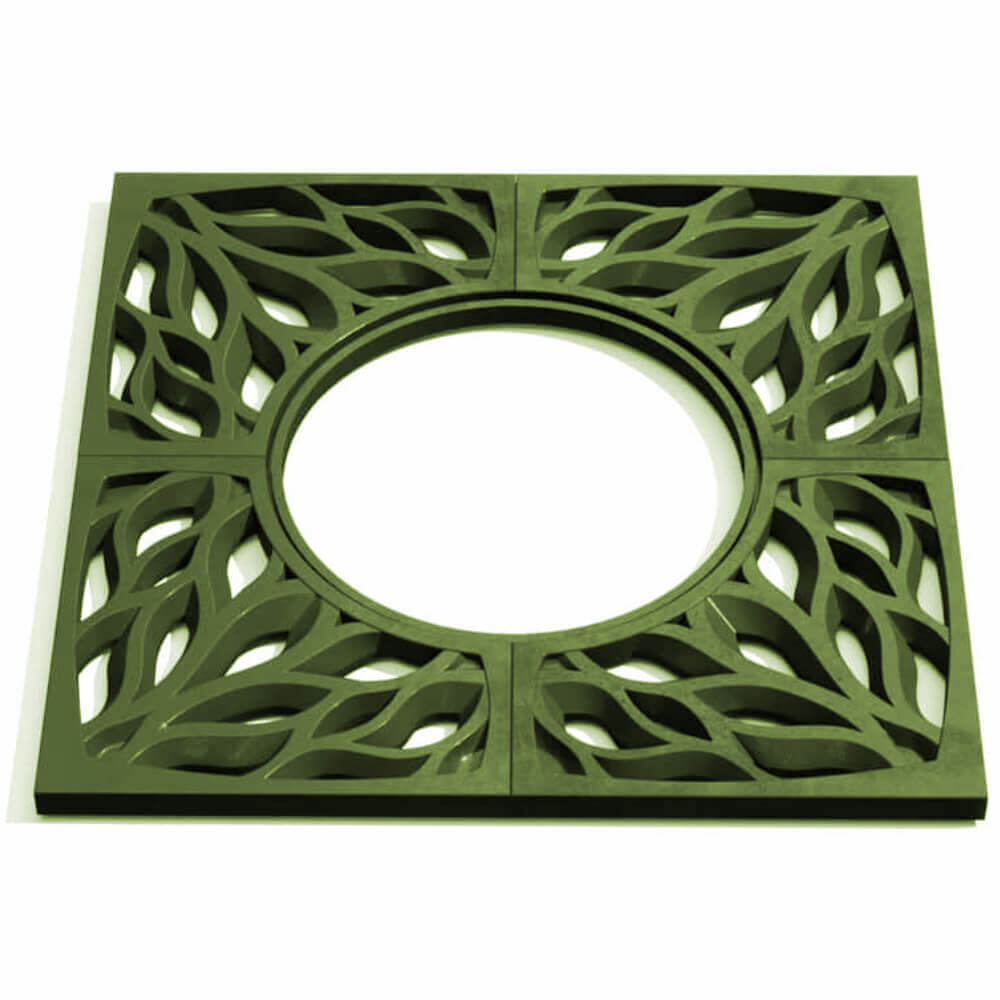 Приствольная решетка для дерева ZKING CRUST 1.2х1.2м Зеленая Россия фото