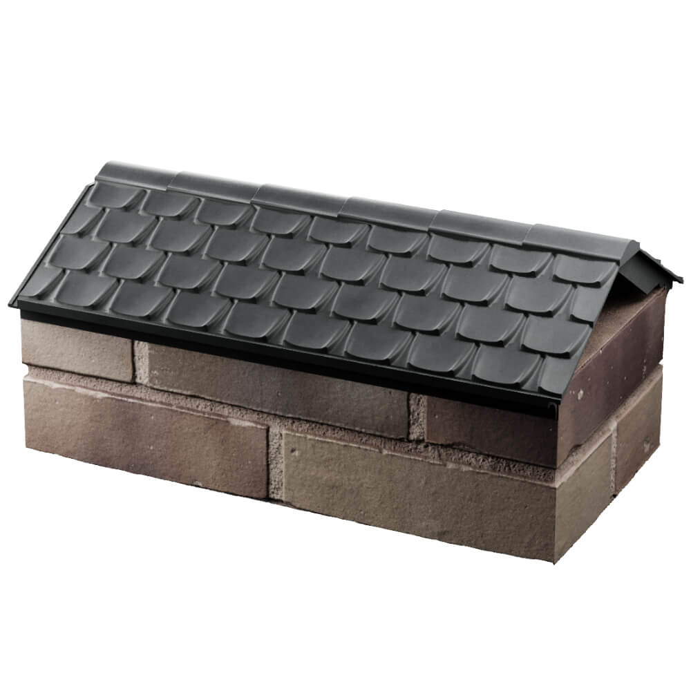 Парапет Zking Эльбрус Серый с посадкой на 1 кирпич (255мм) в России фото