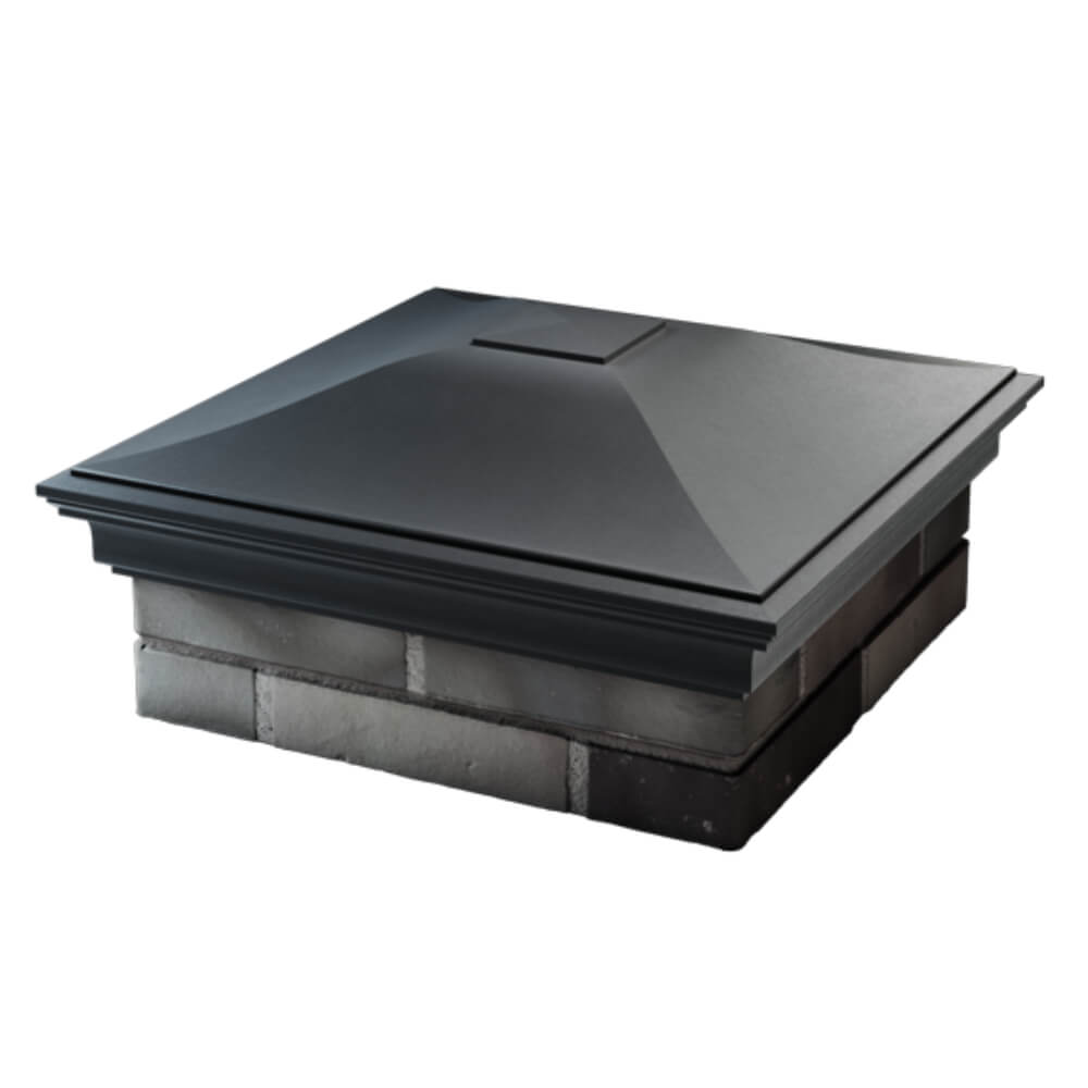 Колпак Zking Монблан Серый на столб 2х2 кирпича (515х515мм) в России фото