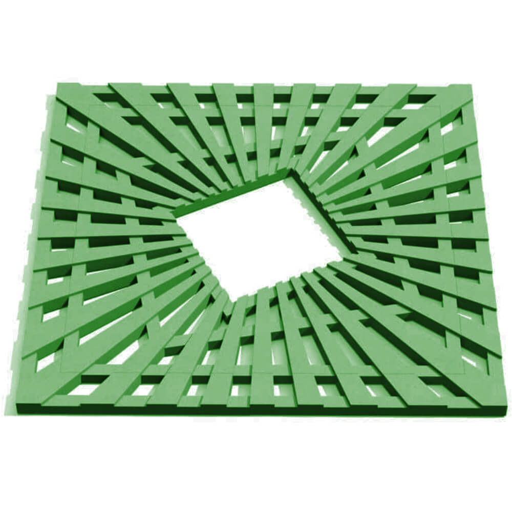 Приствольная решетка для дерева ZKING ATMOSPHERE 1.2х1.2м Зеленая Россия фото