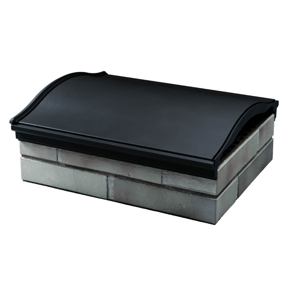 Парапет Zking Монблан Черный посадка на 1.5 кирпича (355/385мм) в России фото